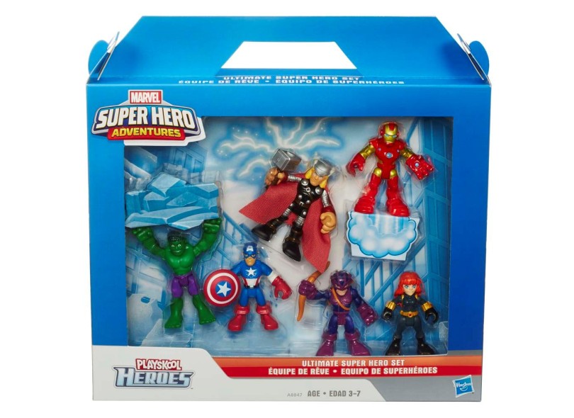 Boneco Vingadores Super Hero Adventures A8847 - Hasbro