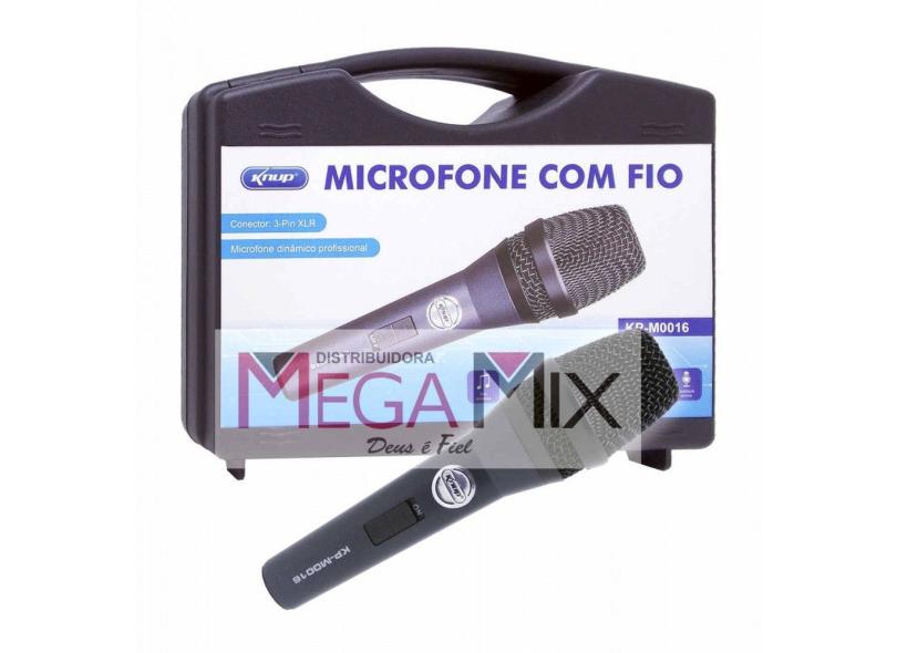 Microfone Profissional com Fio 5M KP-M0016 - Knup