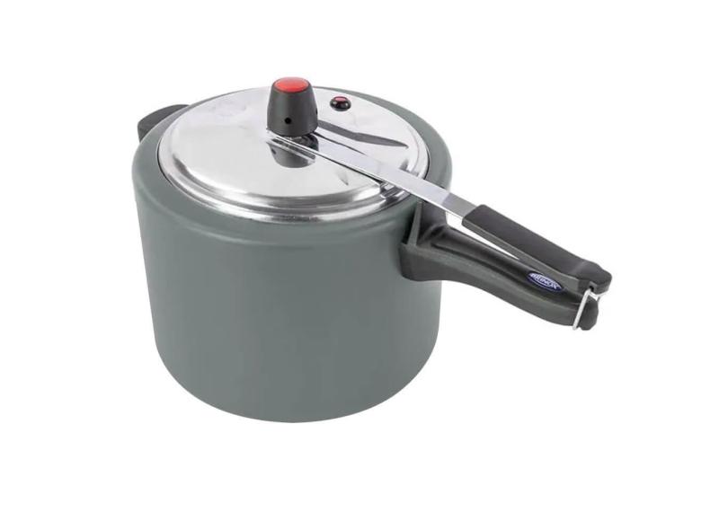 Panela de Pressão Brinox Antiaderente Cerâmica 7,5L Cinza Vapt