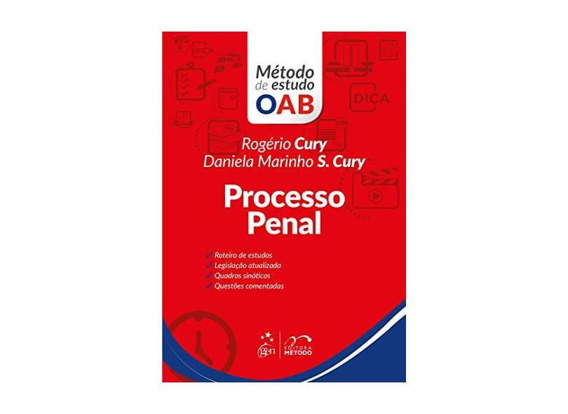 Série Método De Estudo OAB - Processo Penal - Rogério Cury - 9788530978945