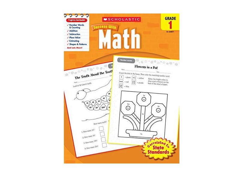 Math, Grade 1 - Scholastic - 9780545200714