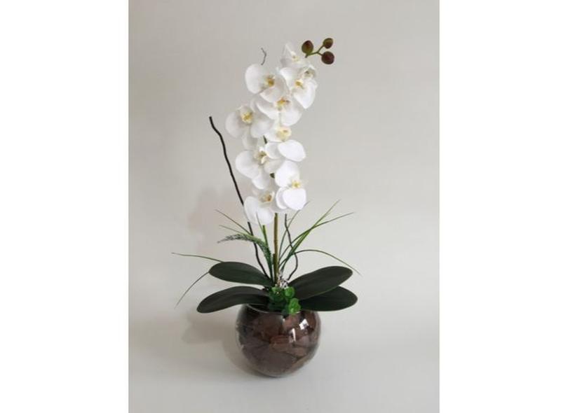 Arranjo Orquídeas Artificiais s Silicone em Promoção é no Buscapé