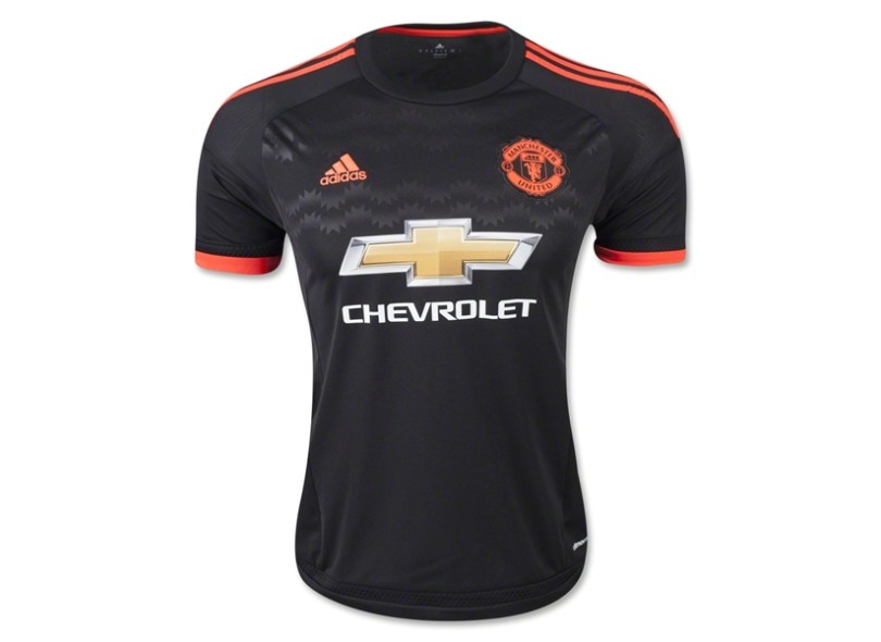 Camisa Jogo Manchester United III 2015/16 sem número Adidas