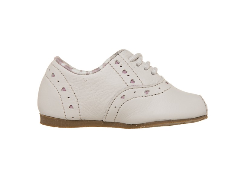 Tênis Ortope Infantil (Menina) Casual Sapeca Corações