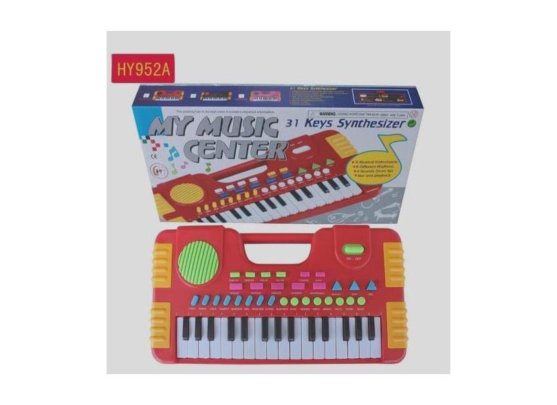 Brinquedo Teclado Piano Com Som E Luzes - Toys