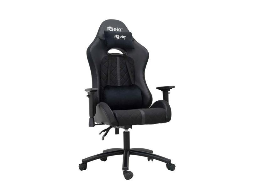 Cadeira Gamer Yazi Com Tapete - elg CH35BK Preto