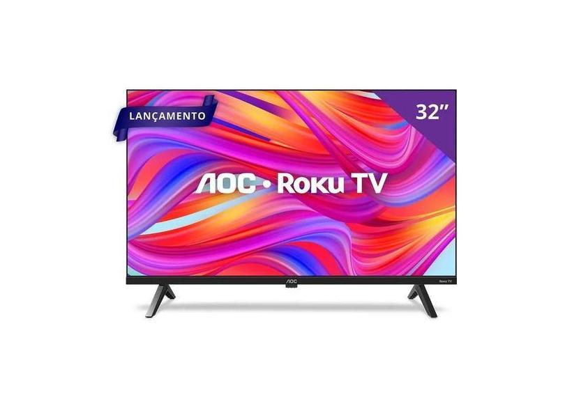 Smart TV AOC Roku TV 32" HD - Série 5045, 32"