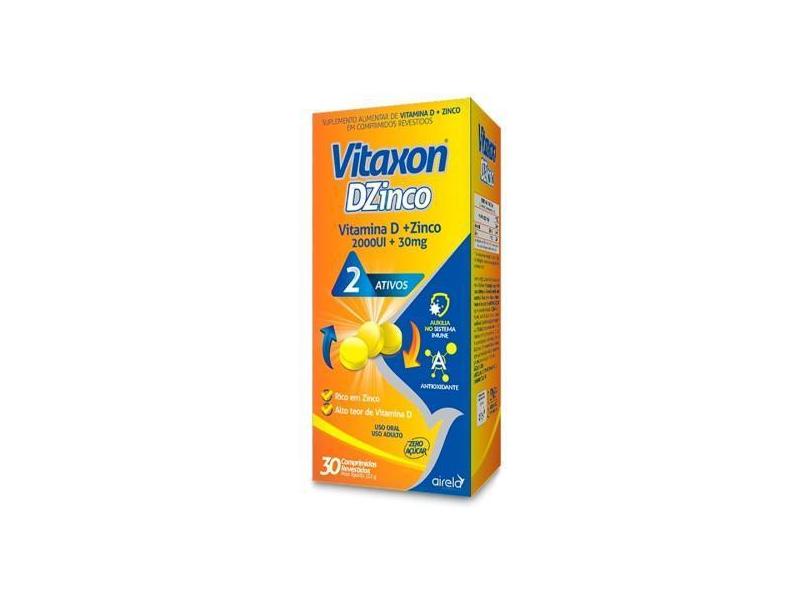 Vitaxon Dzinco Vitamina D + Zinco C/30 Cps - Airela