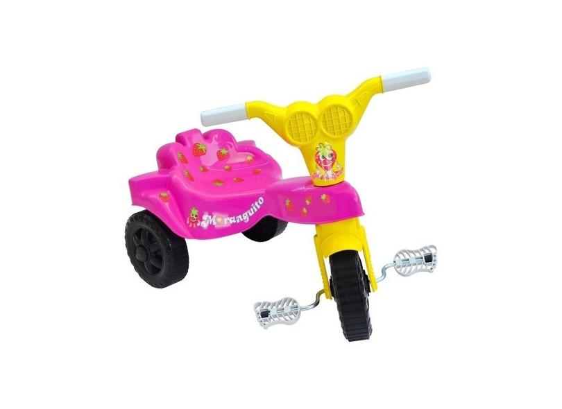 Triciclo Motoca Infantil Unicórnio Com Haste Tchuco Samba Toys