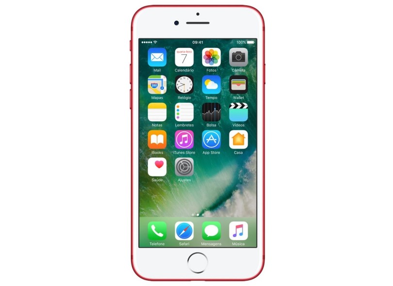 Smartphone Apple iPhone 7 Vermelho 128GB 7 Vermelho 128GB 12,0 MP iOS 10 3G 4G Wi-Fi