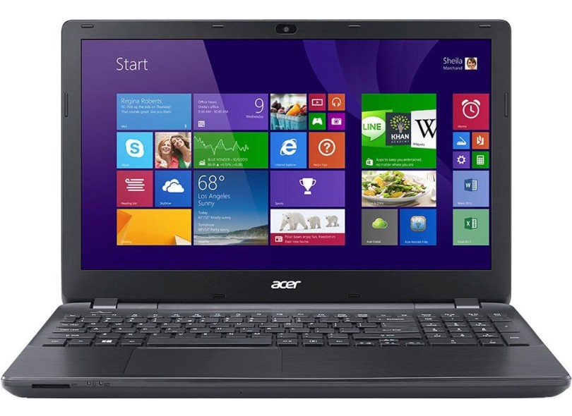 Notebook Acer Aspire E Intel Celeron N2940 4GB de RAM HD 500 GB LED 15,6" Windows 8.1 E5-511-C7NE