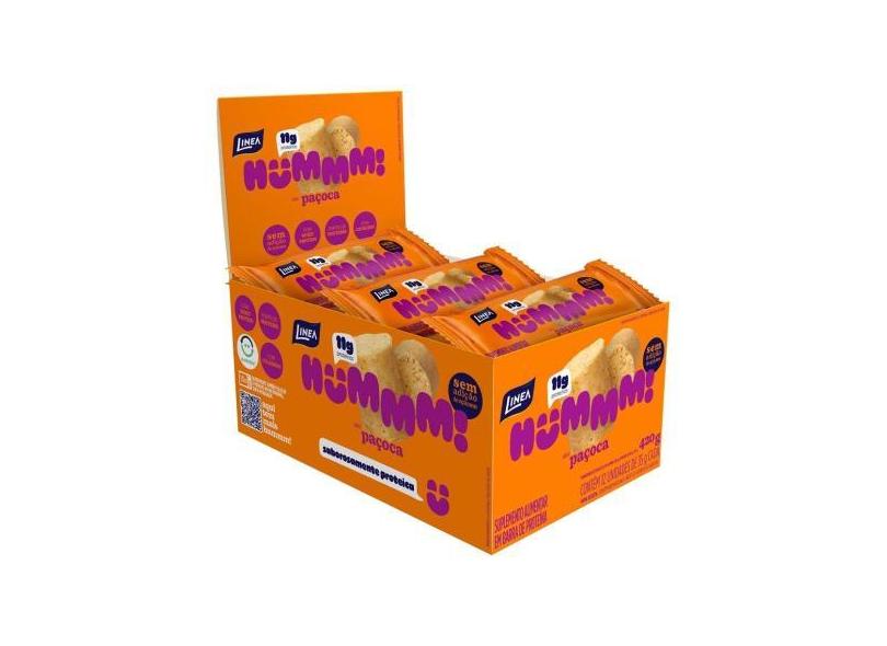 Barra De Proteína Linea Hummm Paçoca 35G - Embalagem Com 12 Unidades em ...