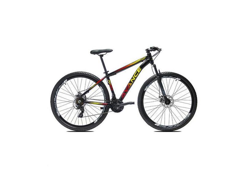 Bicicleta Aro 29 Alumínio Avance Force 24 Vel Freio A Disco