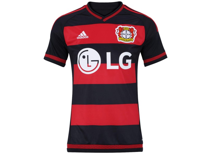 Camisa Torcedor Bayer Leverkusen I 2015/16 sem Número Adidas