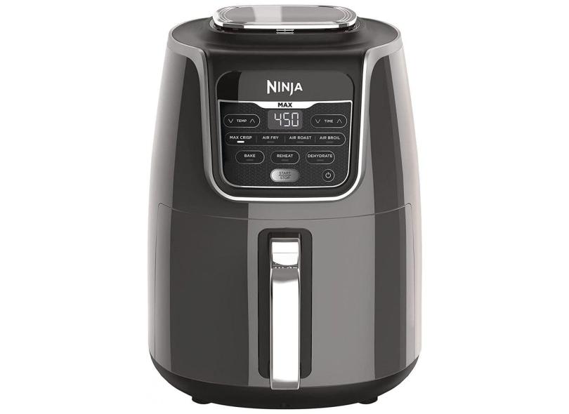 Fritadeira Elétrica Air Fryer 5.2 Litros Cozinha, Reaquece e Desidrata, 110V 1750W, NINJA AF161 Max XL, Cinza