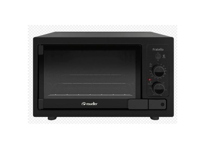 Forno Elétrico De Bancada Fratello Grill 44 Litros Mueller Preto Fosco 220v