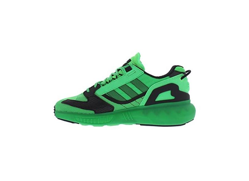 adidas Tênis masculino ZX 5K Boost, Verde semi gritante/verde