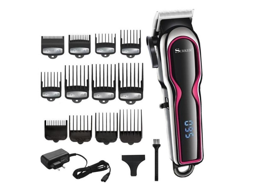 Aparador de cabelo Surker Barber Clipper 6001 100-240V