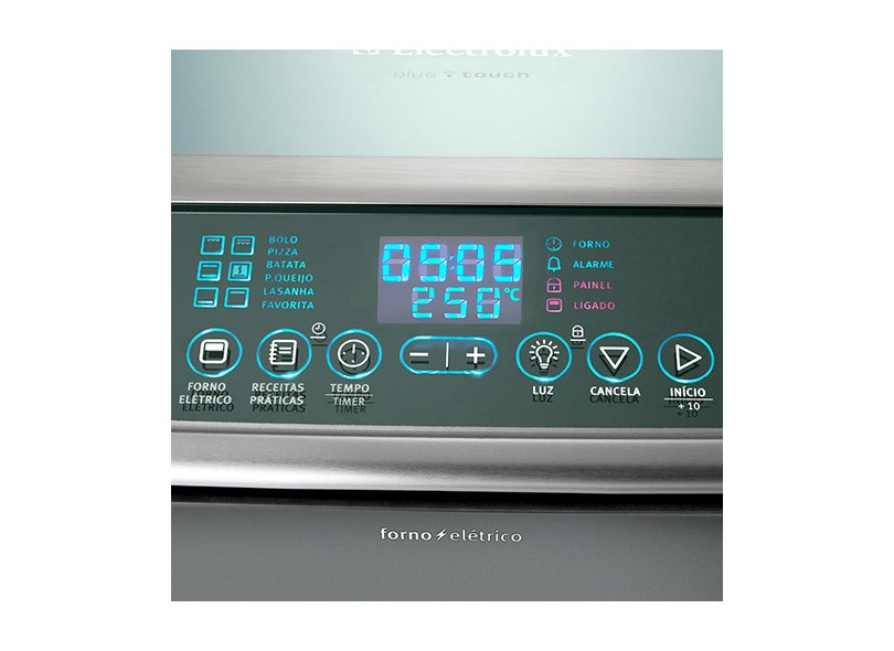 Fogão de Piso Electrolux Celebrate Glass 5 Bocas Acendimento Superautomático Acabamento Inox com Forno Duplo Grill 76DGX