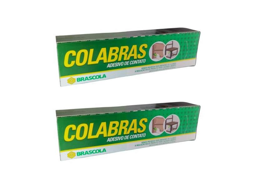 Kit 3 Adesivo Contato Sapateiro Tenis Colabras 30G Brascola