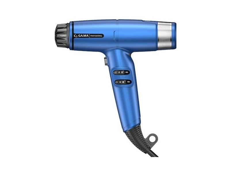 Secador de Cabelo Gama Italy iQ Lite Max Blue 127V Profissional Potência 1700 Watts