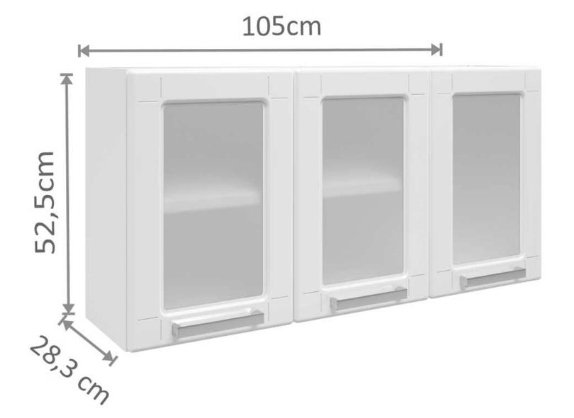Cozinha Compacta 2 Gavetas 6 Portas Multipla Bertolini