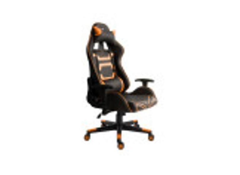 Cadeira Gamer Bluecase Gêmeos, Laranja E Preto, Reclinável