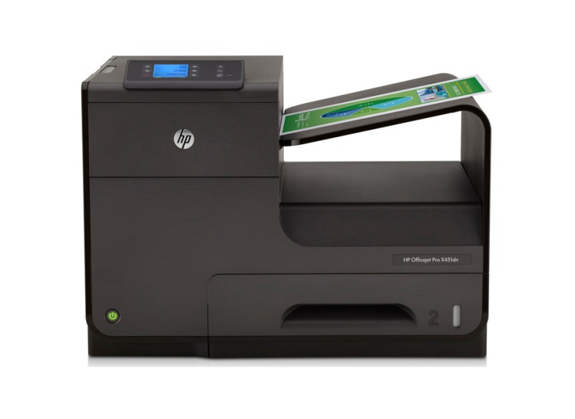 Impressora HP Officejet Pro X451DW Jato de Tinta Colorida USB Sem Fio