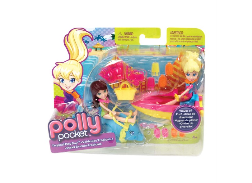 Boneca Polly Tropical Play Day Mattel