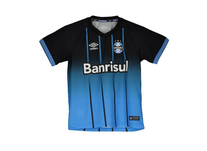 Camisa Torcedor infantil Grêmio III 2016 com Número Umbro