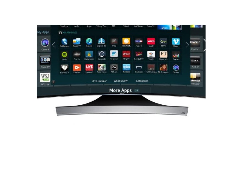 TV LED 65 " Smart TV Samsung Série 8 Ultra HD(4K) 3D UN65HU8700G