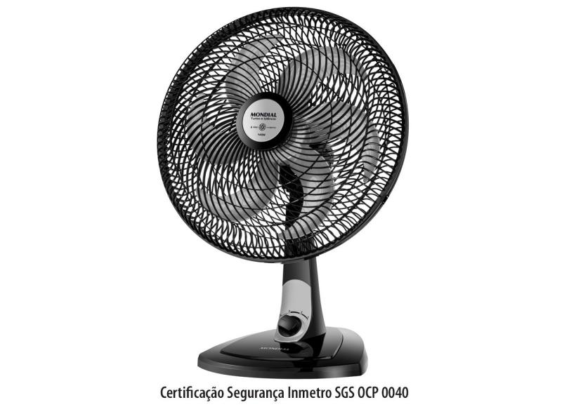 Ventilador De Mesa Mondial 40cm 6 Pás Turbo Vt-41 Com O Melhor Preço é ...