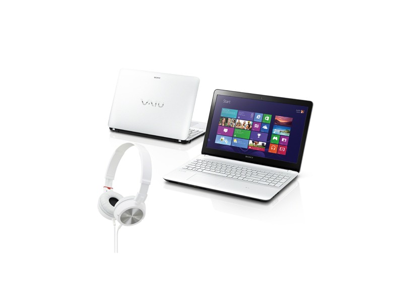 Notebook Sony Vaio Fit Intel Core i5 3337U 3ª Geração 4 GB de RAM HD 750 GB LED 15,5" Windows 8 SVF15213CBW