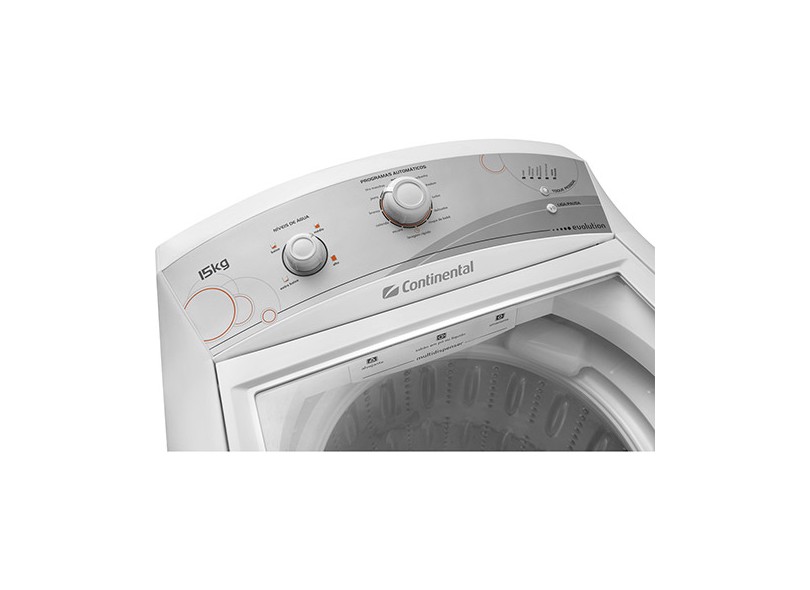 Lavadora Continental Evolution 15 kg LVCT1523