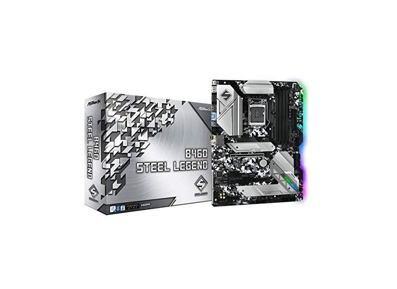 Placa Mãe Asrock B460 Steel Legend Intel Lga1200 Ddr4 10° Geração Intel Asrock Com O Melhor 9140