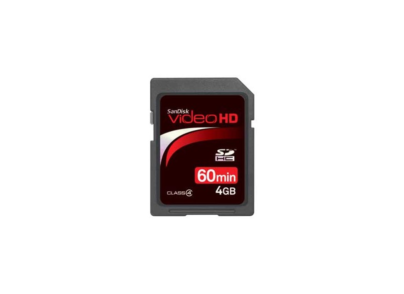 Cartão de Memória SDHC SanDisk 4 GB