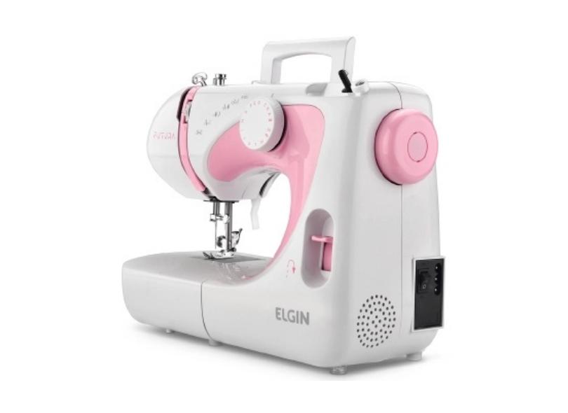 Máquina de Costura Doméstica Reta Futura JX2040 - Elgin