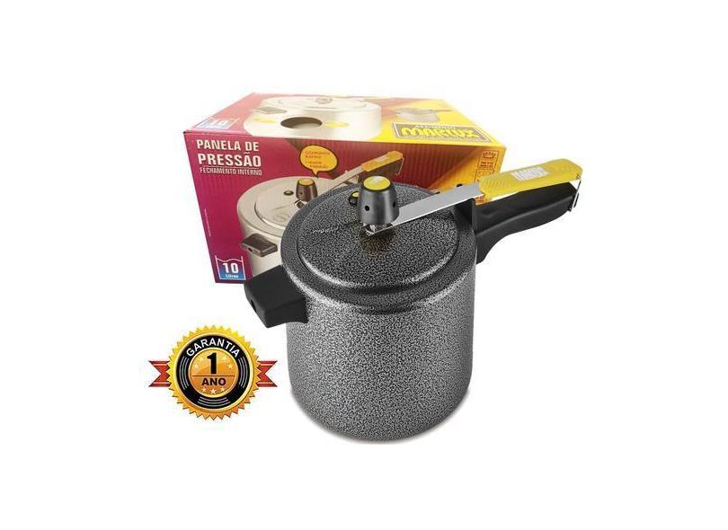 Panela De Pressão 10 Litros Grande Alumínio Craqueada Marlux