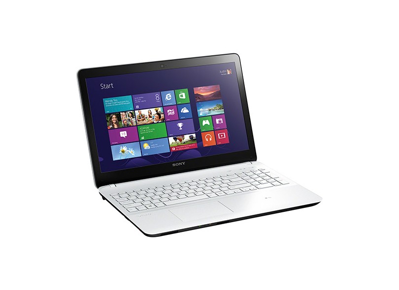 Notebook Sony Vaio Fit Intel Core i5 3337U 3ª Geração 4 GB de RAM HD 750 GB LED 15,5" Windows 8 SVF15213CBW