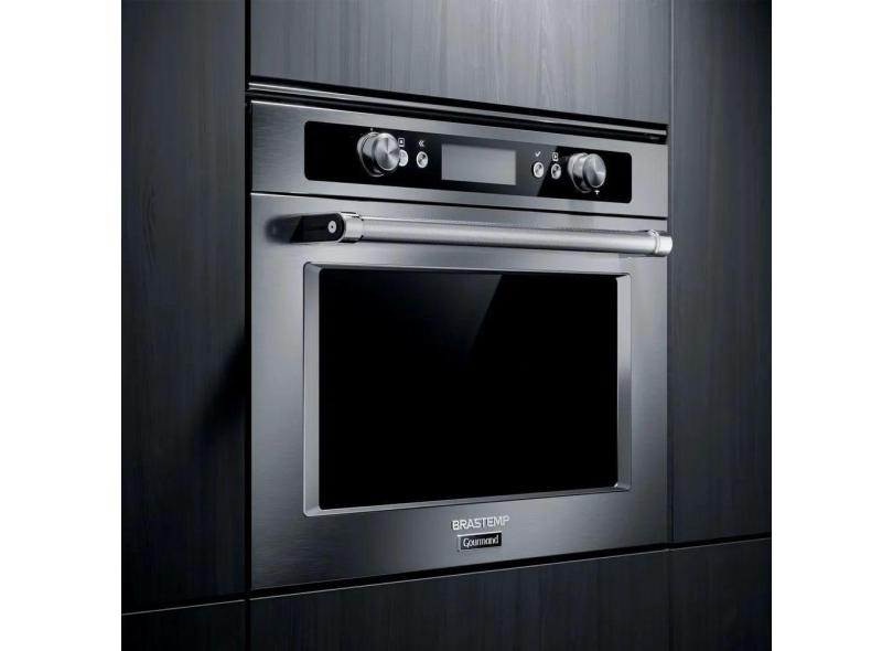 Forno Elétrico de Embutir Vapor Brastemp 34 Litros Inox 220v