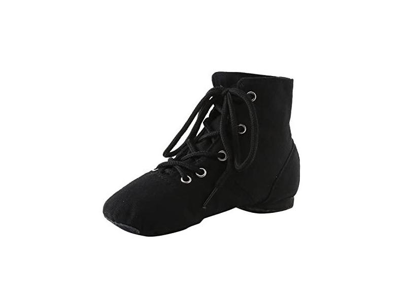 Mercatoo Sapatos de dança para crianças, sapatos de dança, balé, tênis para ambientes internos, sapatos de dança, vestido de páscoa (preto, criança pequena)