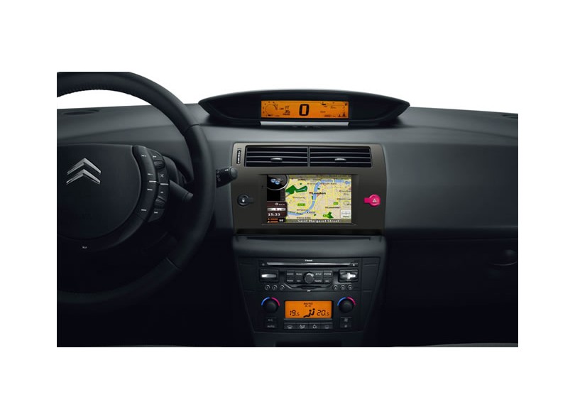 Central Multimídia Automotiva Importado Tela TouchScreen 6,2 " USB Bluetooth TV Digital Citroen C4 Pallas
