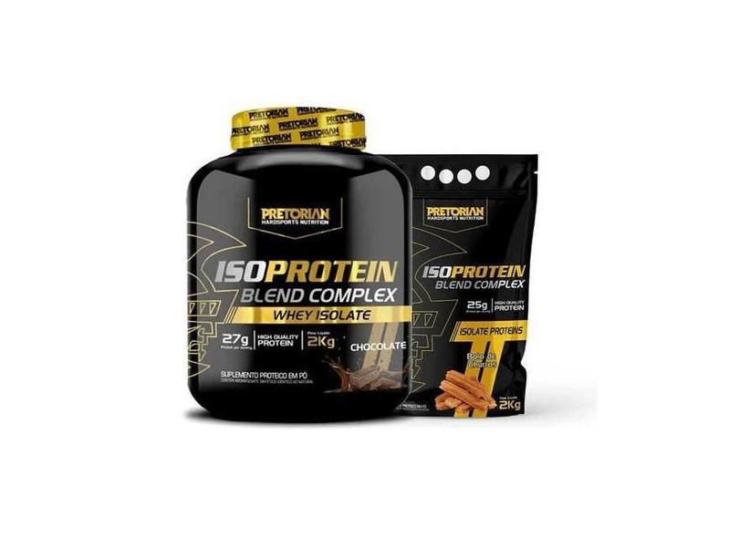 Kit 2X Whey Protein Iso Protein Blend 2Kg - Pretorian