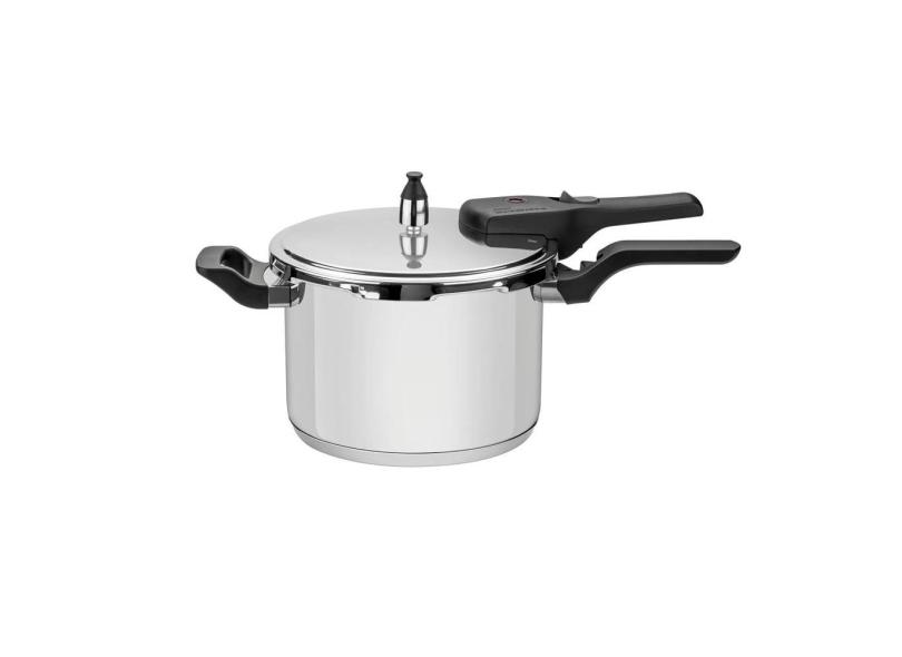 Panela de Pressão Tramontina Brava Aço Inox Fundo Triplo 22cm 6L