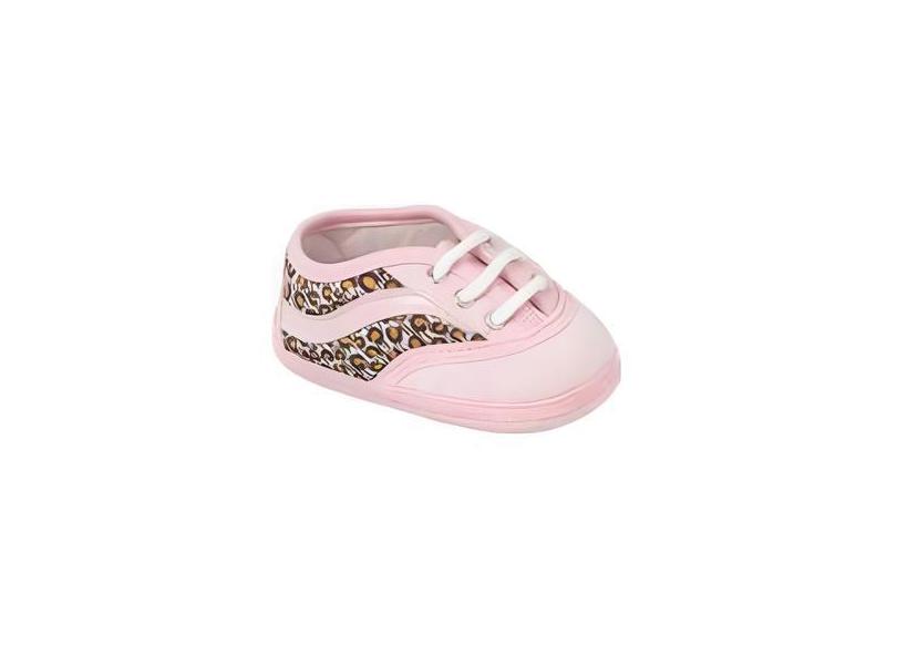 Tenis Sapatinho Para Bebê Menina Onça Baby Shoes