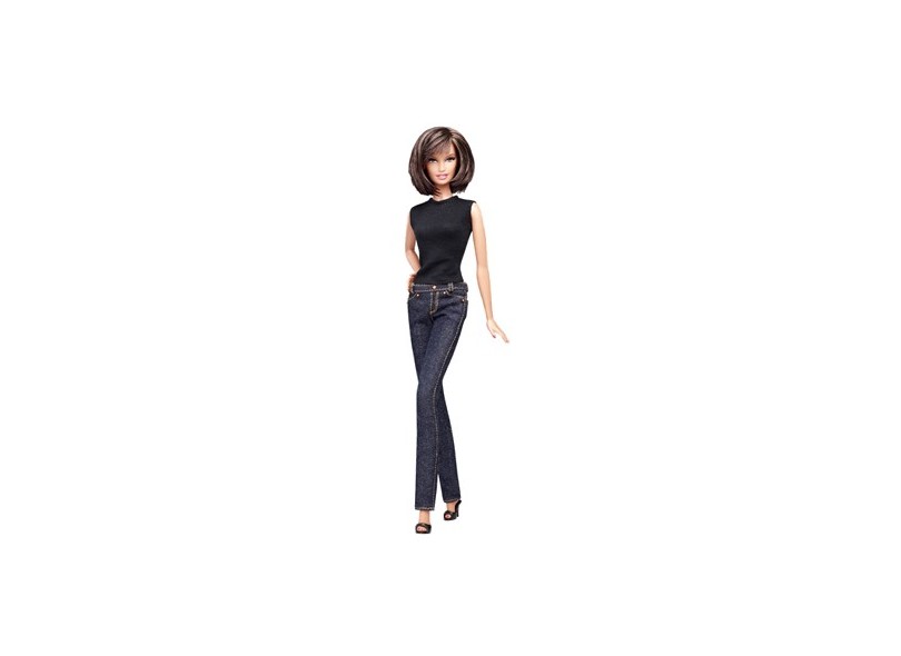 Boneca Barbie Collector Moreno Curto T7746 Mattel