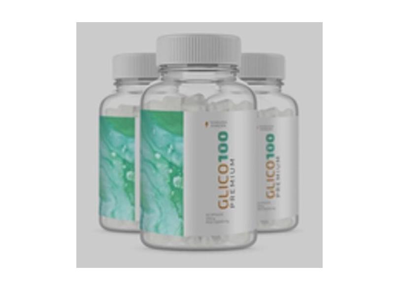 3X Glico 100 - 3 Potes 60 Cáps - Original - Linha Premium - Healthy Or