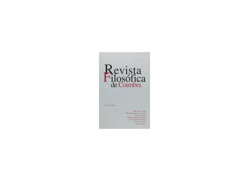 Revista filosófica de Coimbra: nº 35 (Volume 18) - João Maria André - 9783587208519