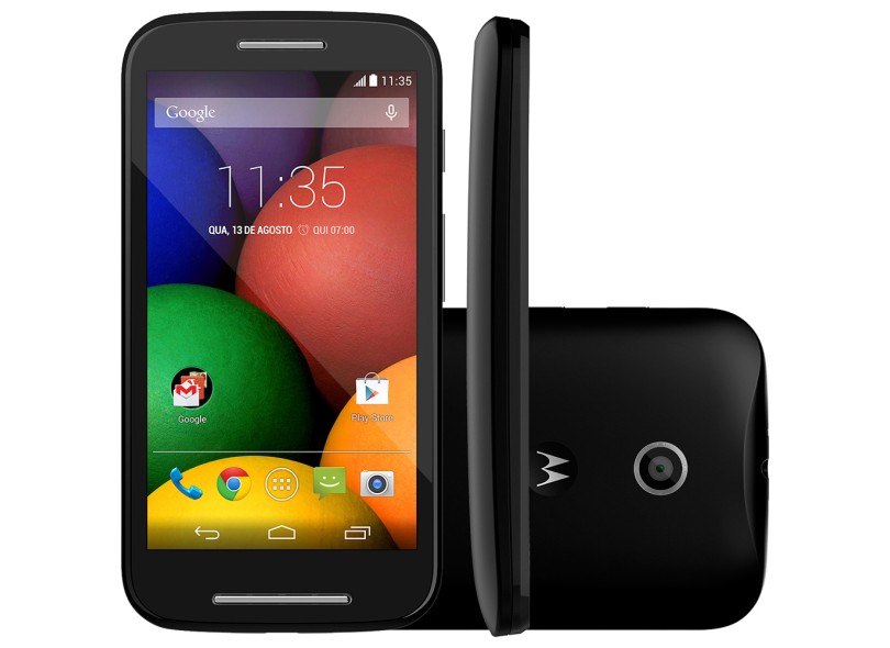 Smartphone Motorola Moto E E XT1021 4GB Qualcomm Snapdragon 200 5,0 MP  Android  (Kit Kat) 3G Wi-Fi com o Melhor Preço é no Zoom