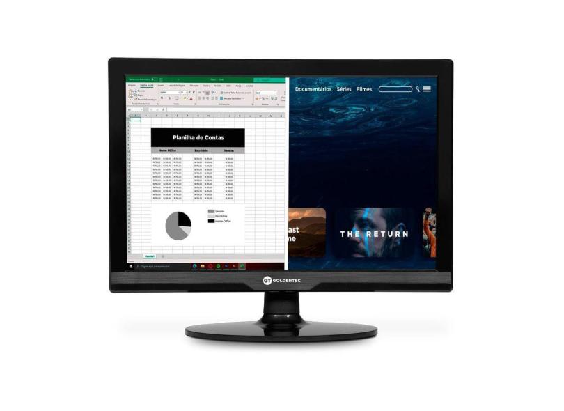 Monitor 19&quot; LED HDMI Goldentec